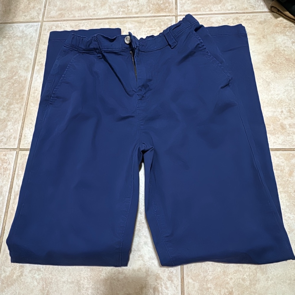 crown & ivy Navy chino pants- like new!